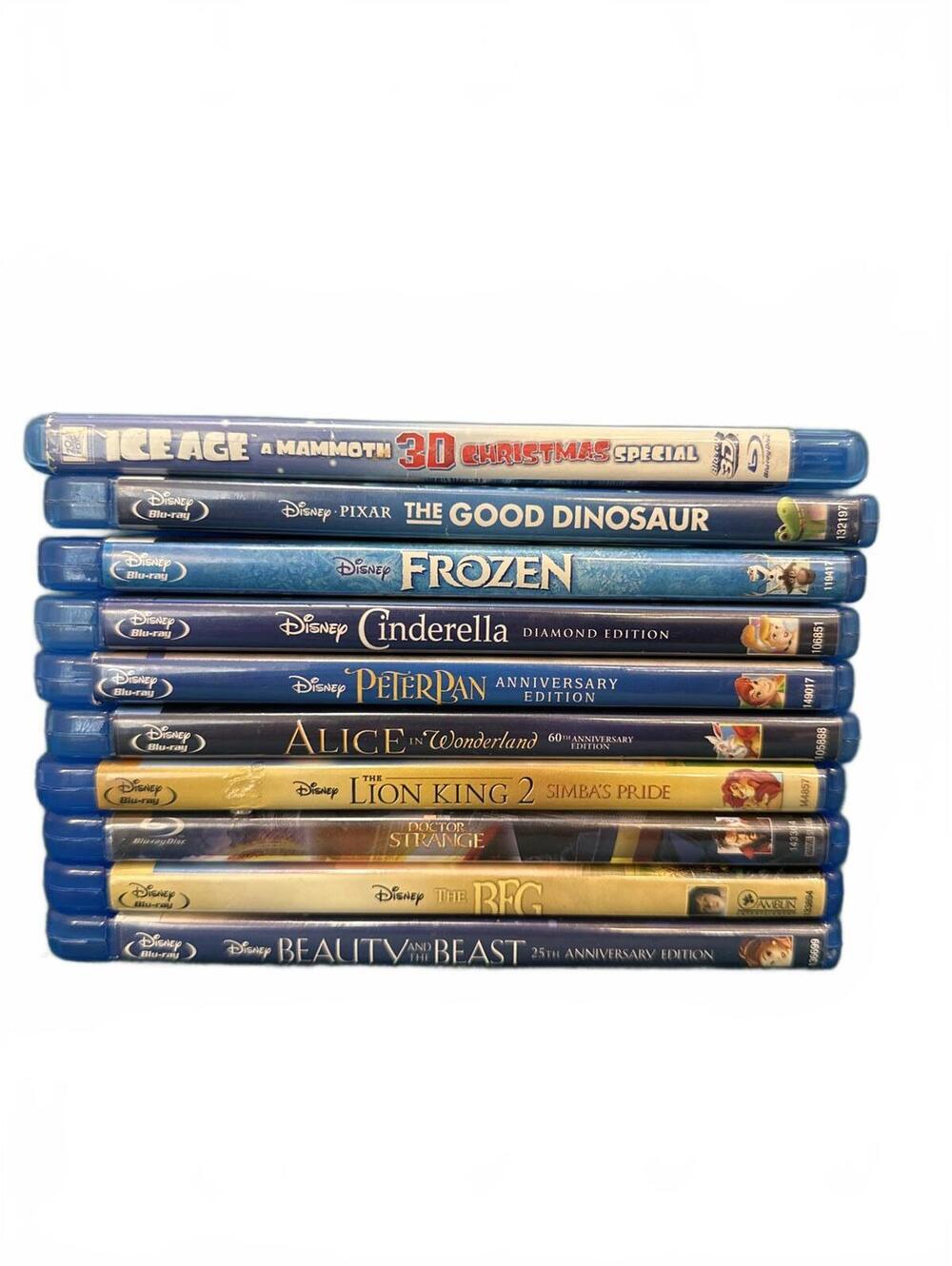 [10] Blu-Ray Films Bundle - Disney, Marvel, Pixar, Fox